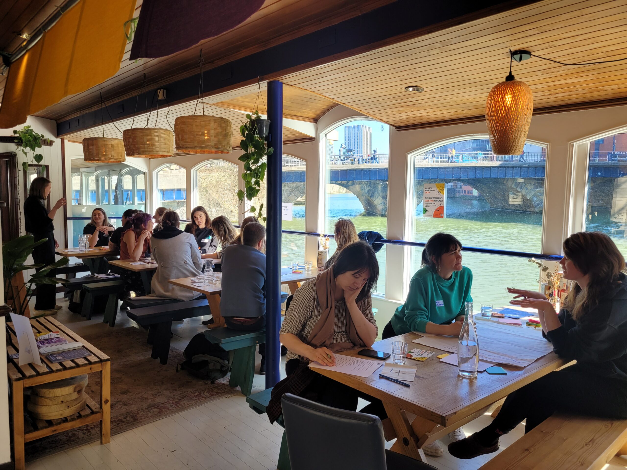 Bristol Food Network and Bristol BID food waste event in 2024